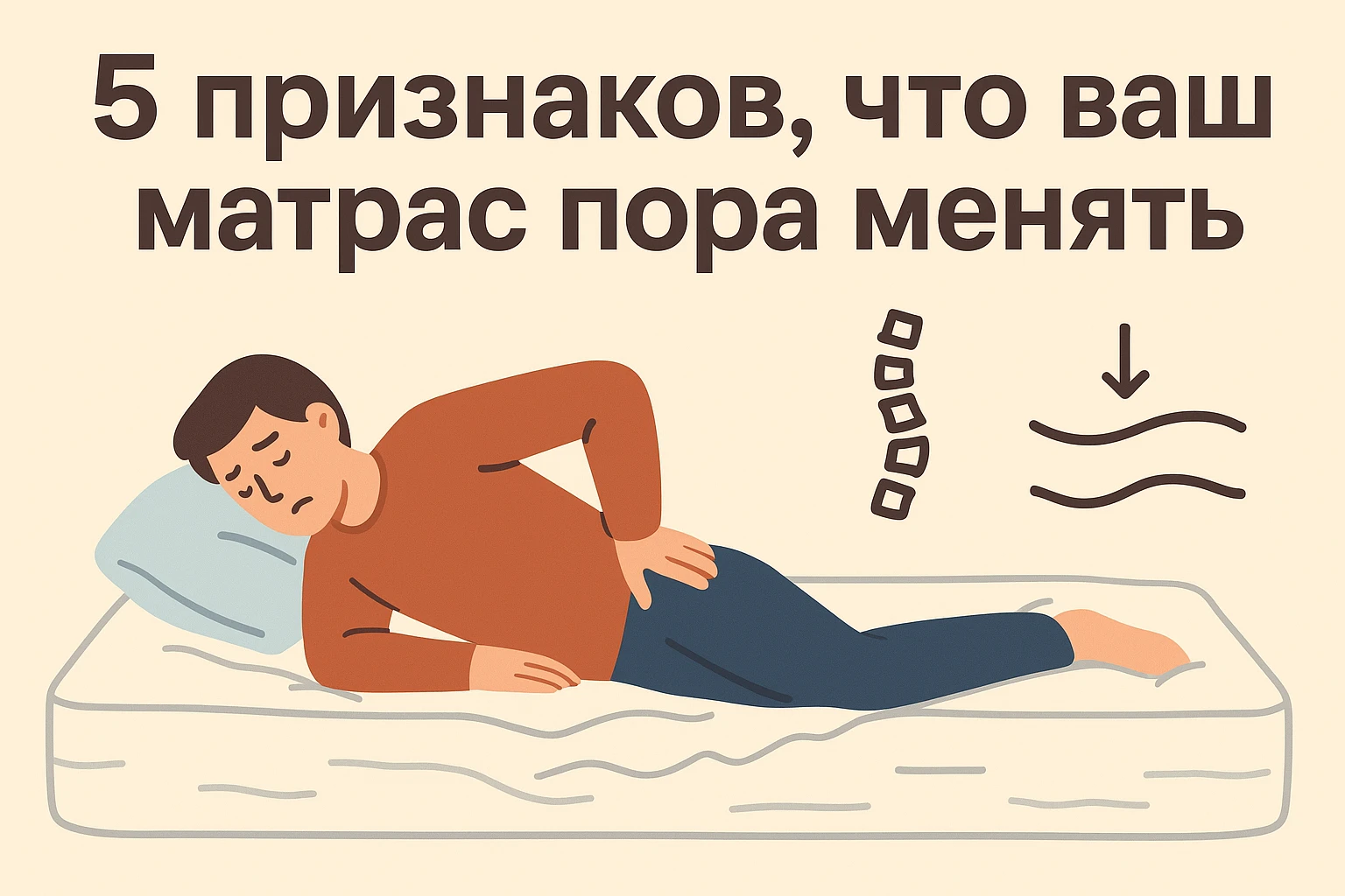 5 признаков, что ваш матрас пора менять