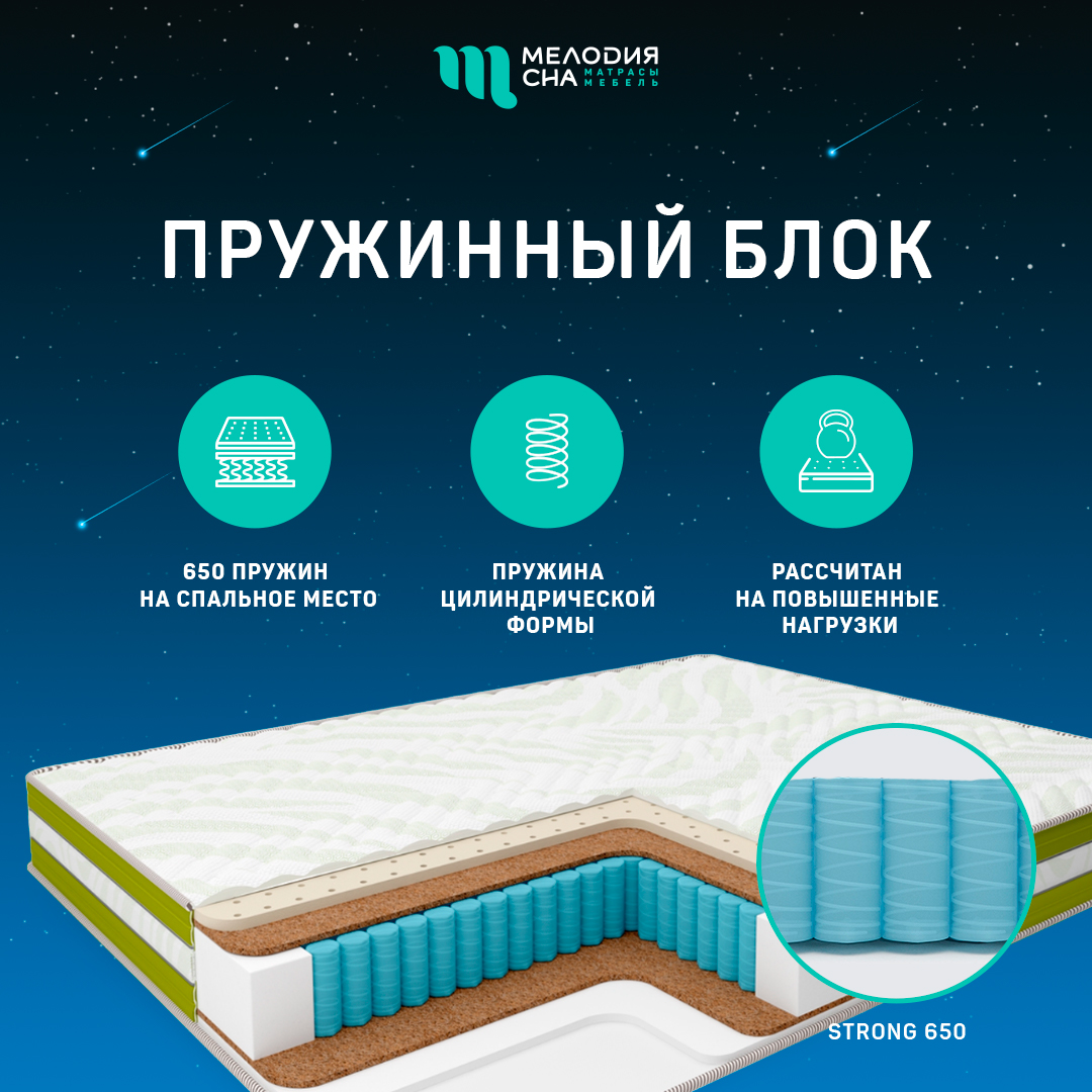 Матрас Моушен Стар Стронг650 160х200